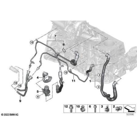 conduite module dosage SCR-thermostat