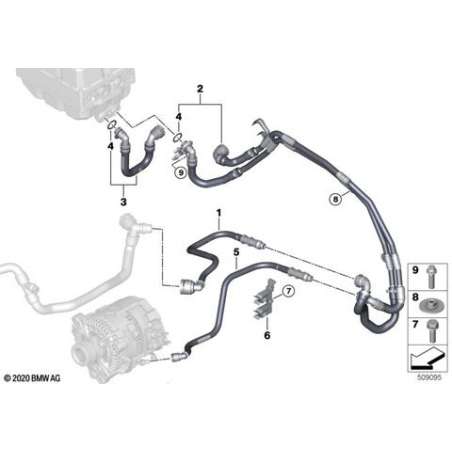 Câble alterno-démarreur - batterie