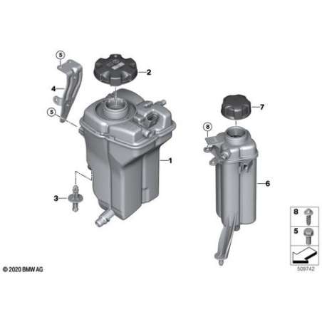 Bouchon filete p vase d'expansion