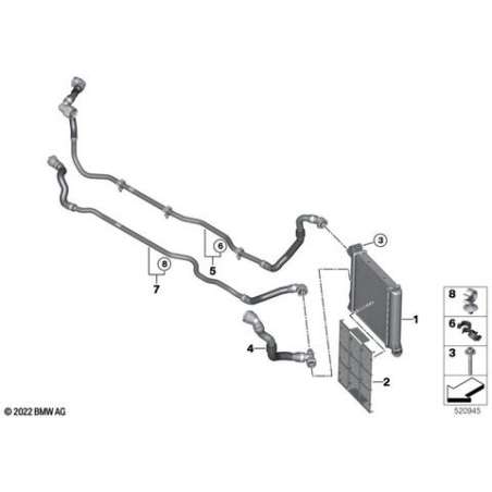 Conduite radiateur