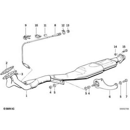 ES tuyau d'échappement catalyseur