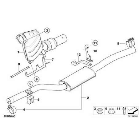 ES catalyseur proche du moteur