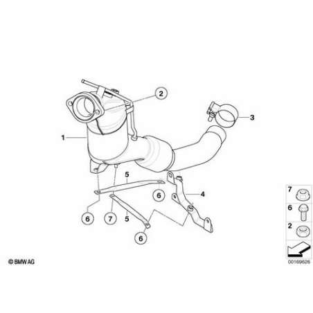 ES catalyseur proche du moteur