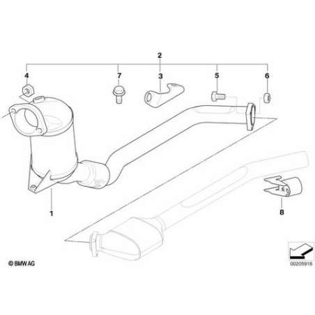 Kit de montage de système DPF ouvert