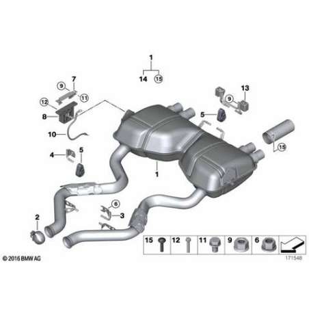 Embout tuyau d'échappement chrome