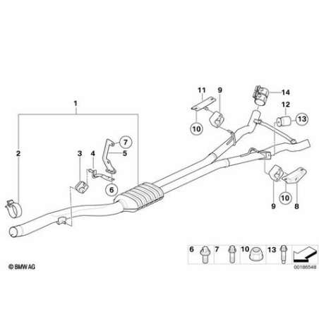 Plaque de fixation droite