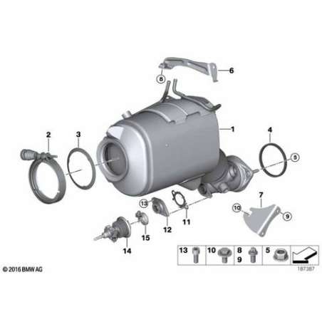 ES filtre à particules diesel
