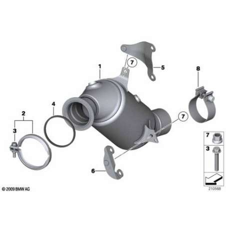 ES catalyseur proche du moteur