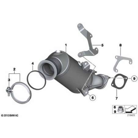 ES catalyseur proche du moteur