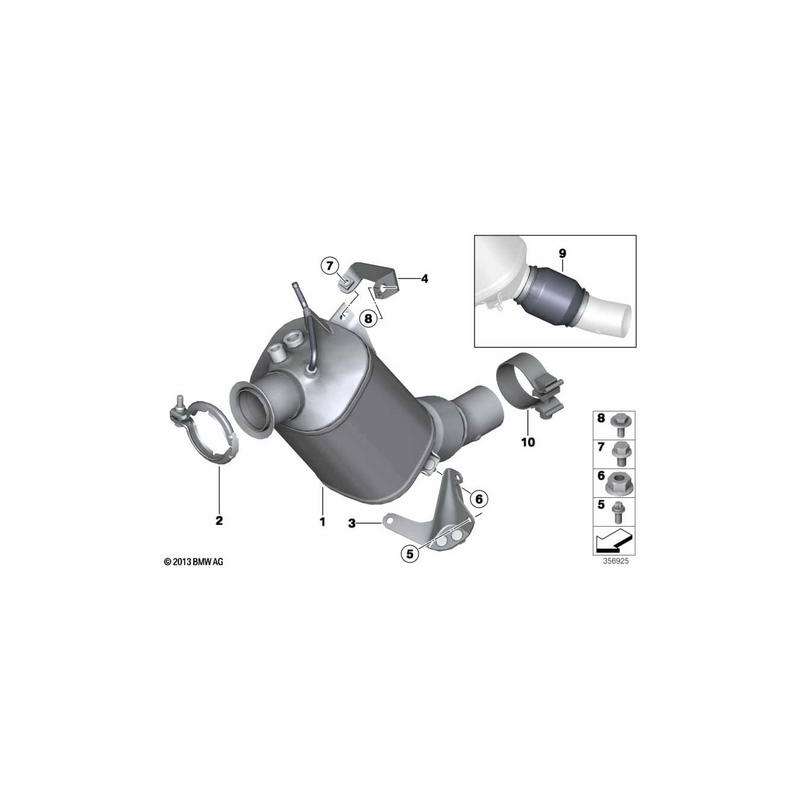 ES filtre à particules diesel