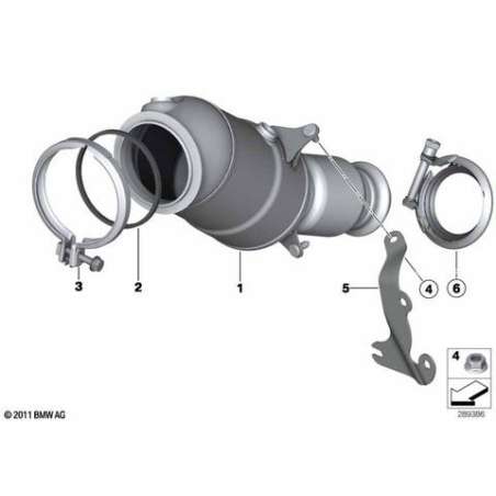 ES catalyseur proche du moteur