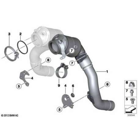ES catalyseur proche du moteur