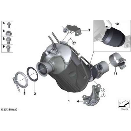 ES filtre à particules diesel