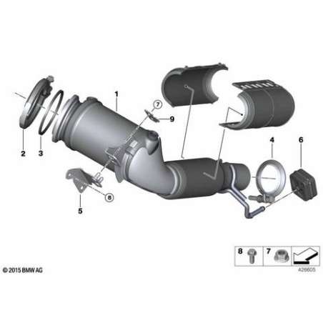 ES catalyseur proche du moteur