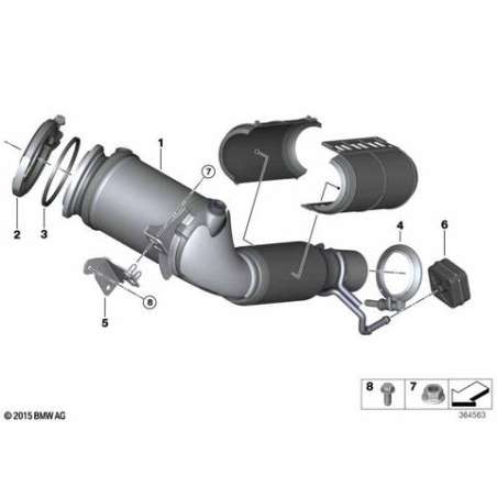 ES catalyseur proche du moteur