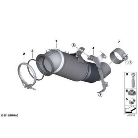 ES catalyseur proche du moteur