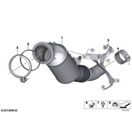ES catalyseur proche du moteur