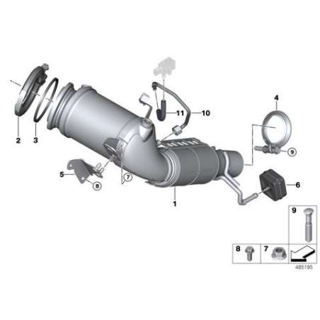 ES catalyseur proche du moteur