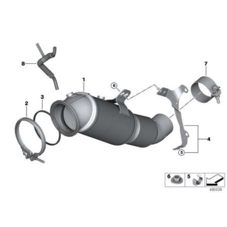 ES catalyseur proche du moteur