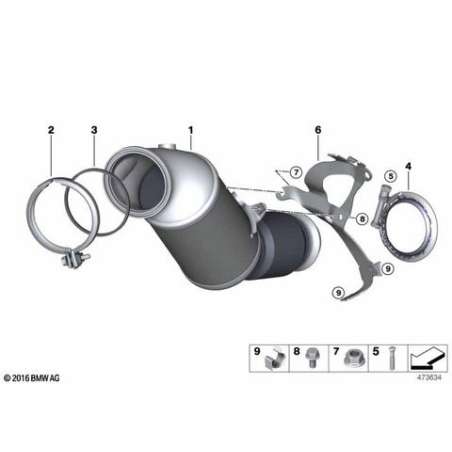 ES catalyseur proche du moteur