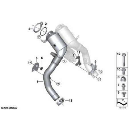 ES catalyseur proche du moteur