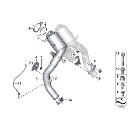 Conduite pression filt.partic.essence