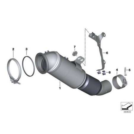 ES catalyseur proche du moteur