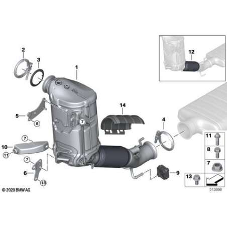 ES filtre à particules diesel