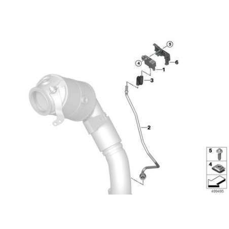 Conduite pression filt.partic.essence