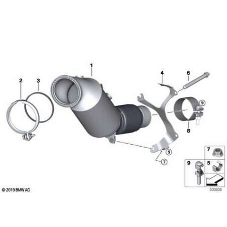 ES catalyseur proche du moteur