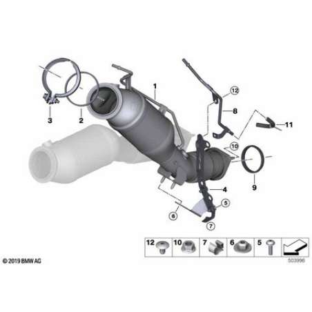 ES catalyseur proche du moteur