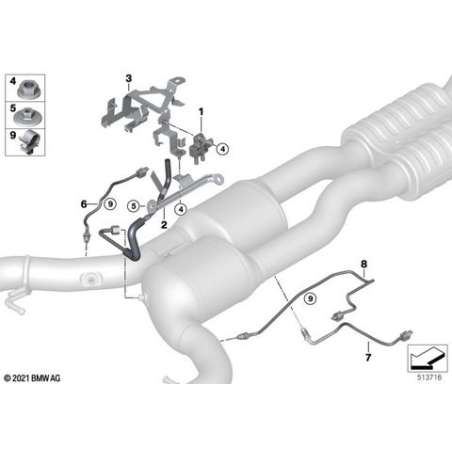 Conduite pression filt.partic.essence