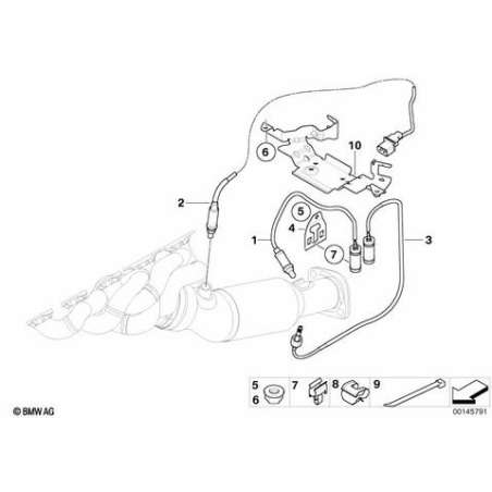 Support sonde de lambda