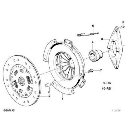 Disque d'embrayage sans amiante