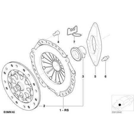 Jeu elements embrayage