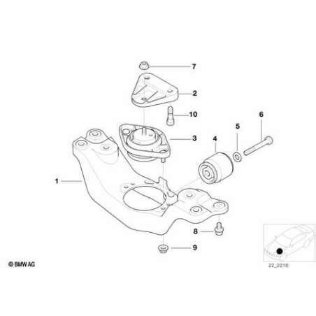 Adaptateur de traverse boîte de vitesses