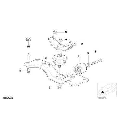 Adaptateur de traverse boîte de vitesses