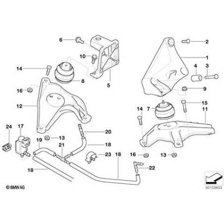 Boulon à tête hexagonale avec rondelle