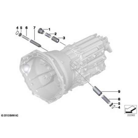 Vis-bouchon hexagonal extérieur