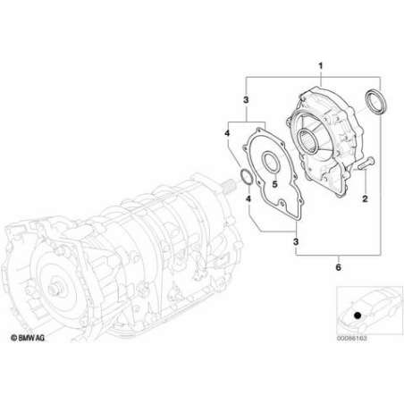 Jeu de joints, arbre de sortie