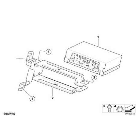 Support de boîtier de commande