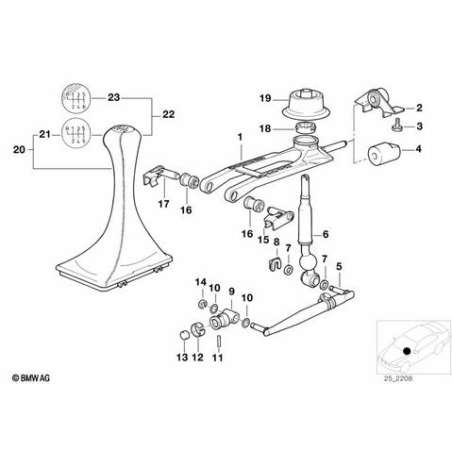 Bras de commande