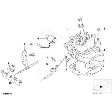 Commande de vitesses steptronic
