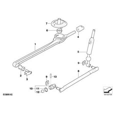 Bras de commande