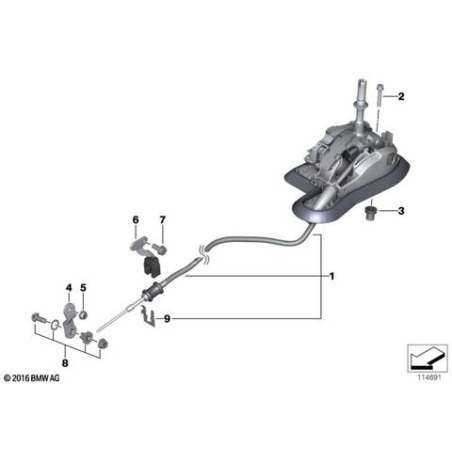 Commande de vitesses steptronic