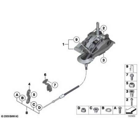 Commande de vitesses steptronic