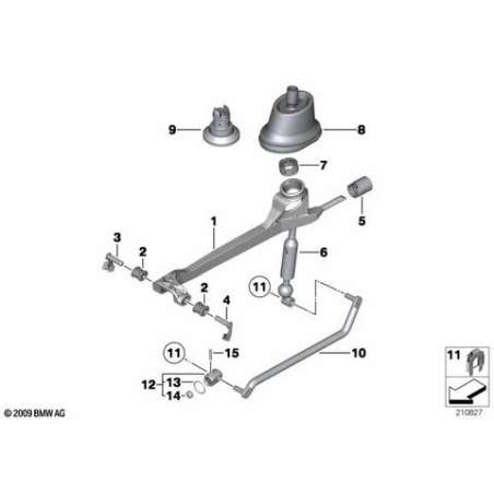 Articulation de tige de commande
