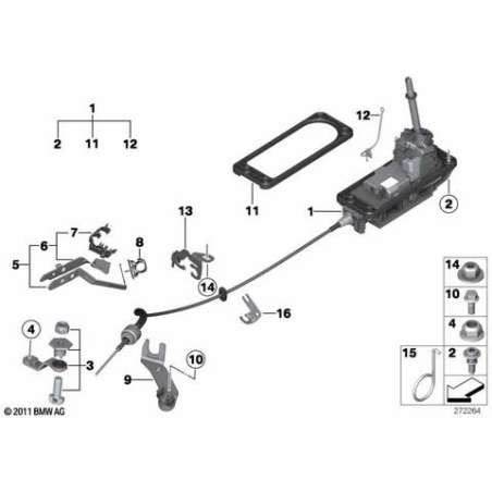 Commande de vitesses steptronic