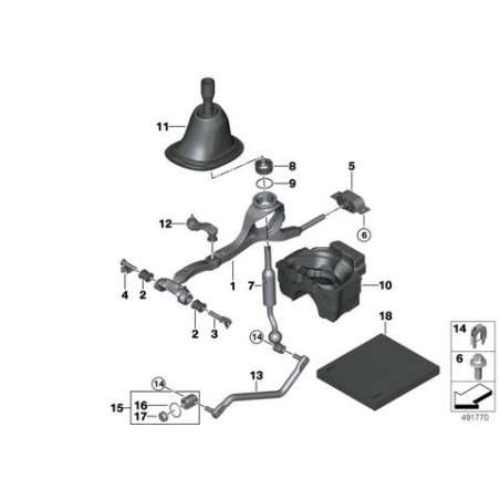 Bras de commande