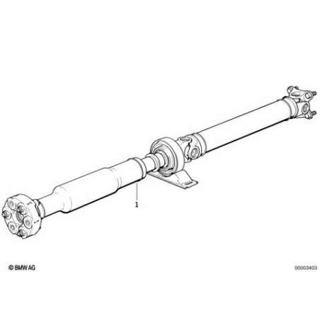 Arbre de transmission de bv automatique